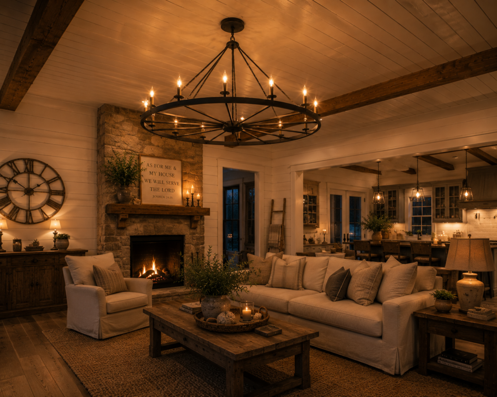 The Farmhouse Chandelier — Your Anchor Light