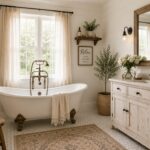 24 Cozy Vintage Farmhouse Bathroom Ideas for a Timeless Look