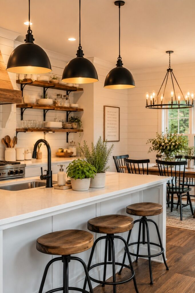 18 Amazon Farmhouse Kitchen Lighting Ideas That Totally Transform the Space