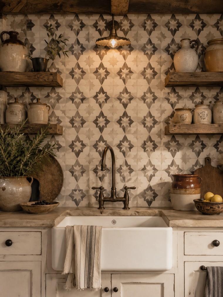 Farmhouse Greige Kitchen Backsplash Ideas