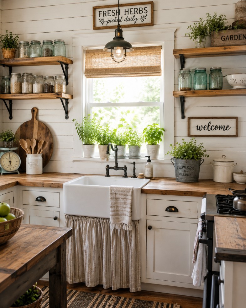 Stunning Farmhouse Kitchen Backsplash Ideas