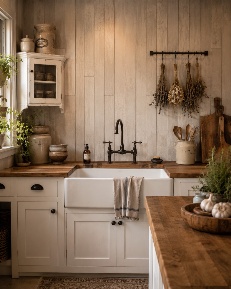 Farmhouse Greige Kitchen Backsplash Ideas