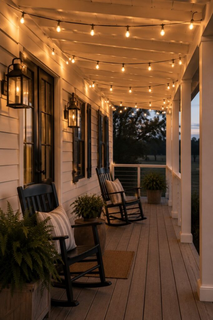 Budget-Friendly Farmhouse Front Porch Ideas